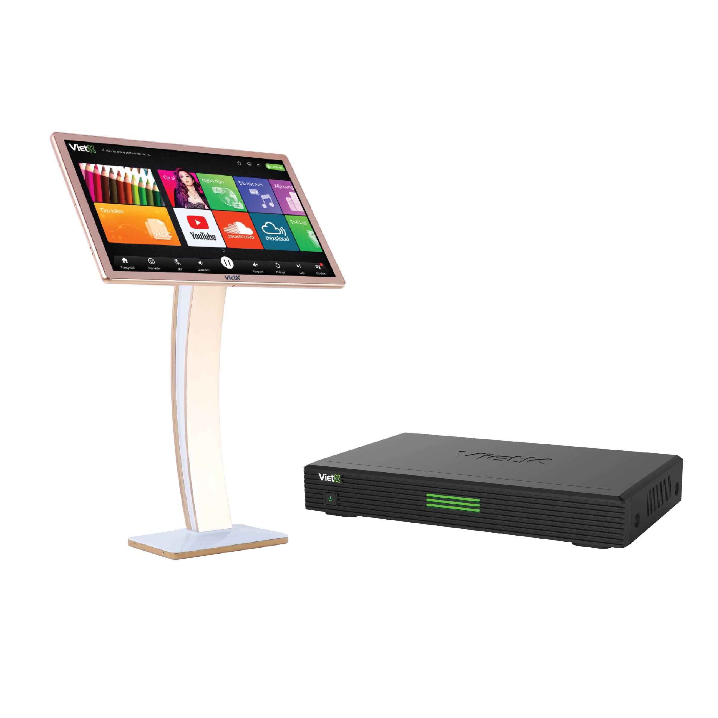 Bộ đầu, màn hình cảm ứng VietK(Đầu 4T + Màn hình cảm ứng 21 inch)