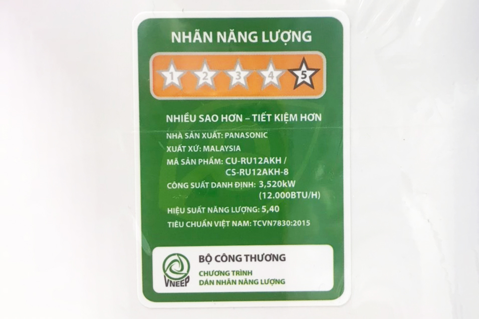 Điều hòa Panasonic 12000btu CU/CS-RU12AKH - 1 chiều inverter