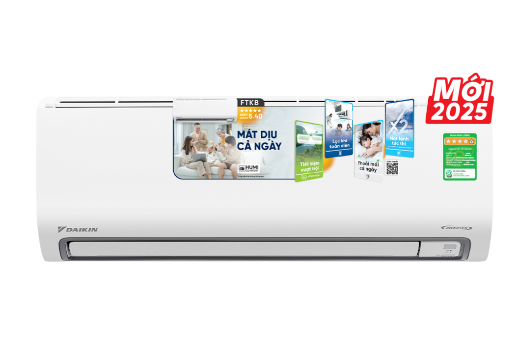 Điều hòa Daikin 1 chiều Inverter 12.000BTU FTKB35ZVMV