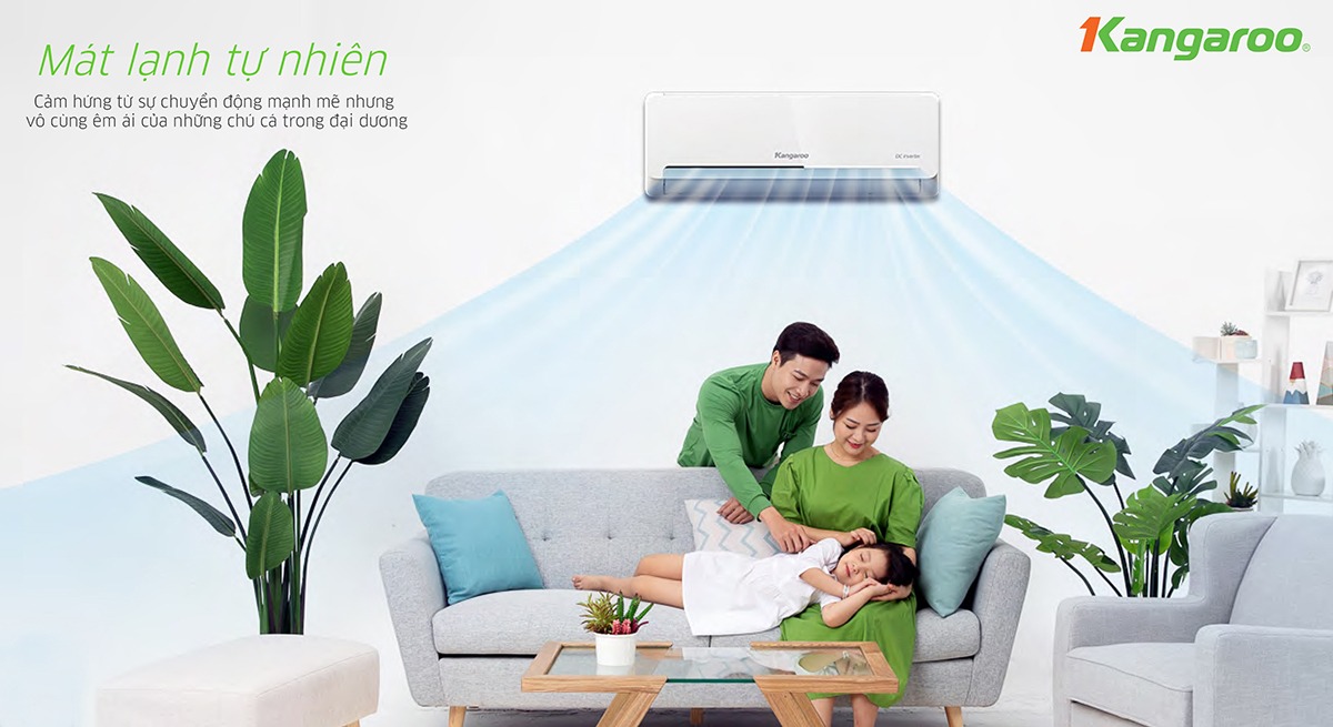 Điều hòa Kangaroo 1 chiều 12000btu KGAC12CN
