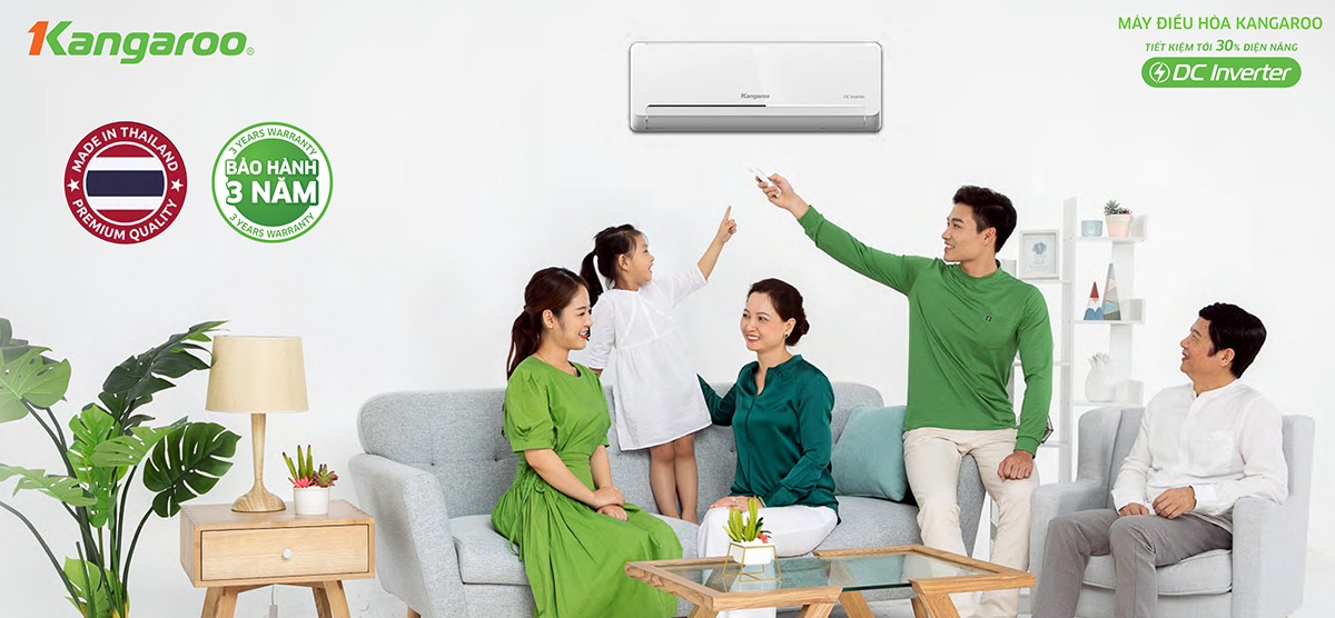 Điều hòa Kangaroo 1 chiều 12000btu KGAC12CN