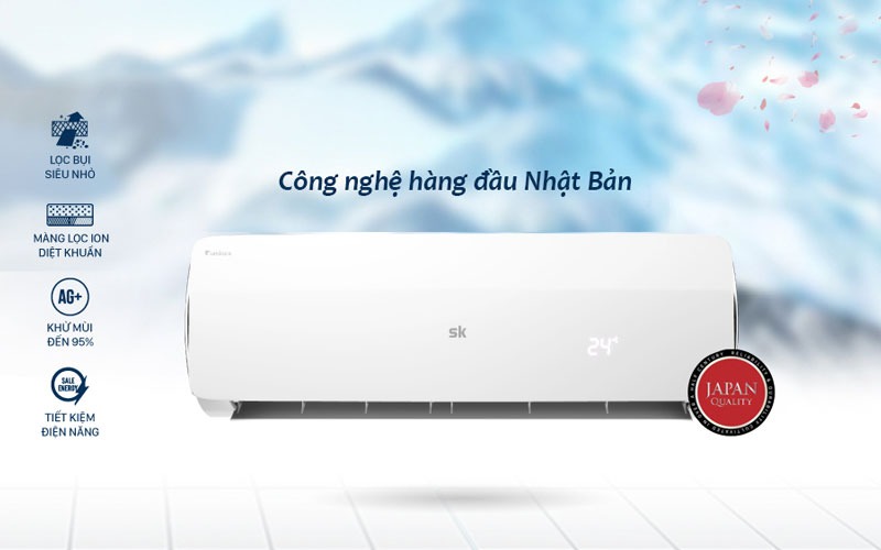 Điều hòa Sumikura 2 chiều 12000BTU APS/APO-H120 Titan
