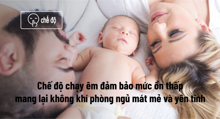 Chế độ chạy &ecirc;m &aacute;i cho giấc ngủ ngon
