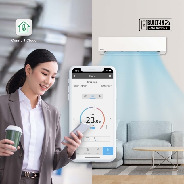 Ứng dụng comfort cloud điều khiển điều hòa qua internet