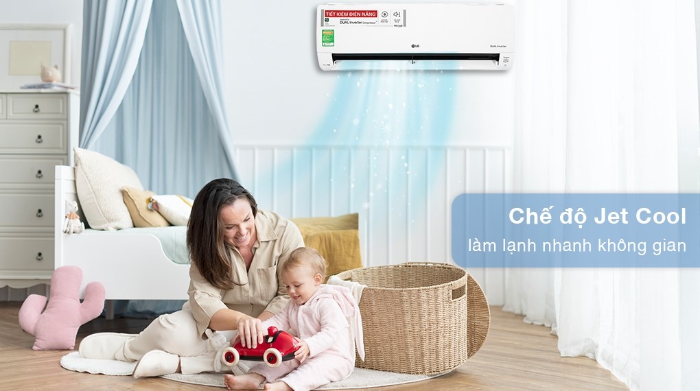 Chế độ Jetcool làm lạnh nhanh của LG inverter
