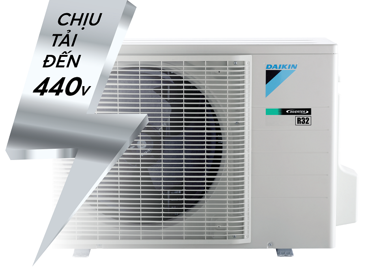 Dàn nóng đIều hòa Daikin chịu quá áp đến 440V