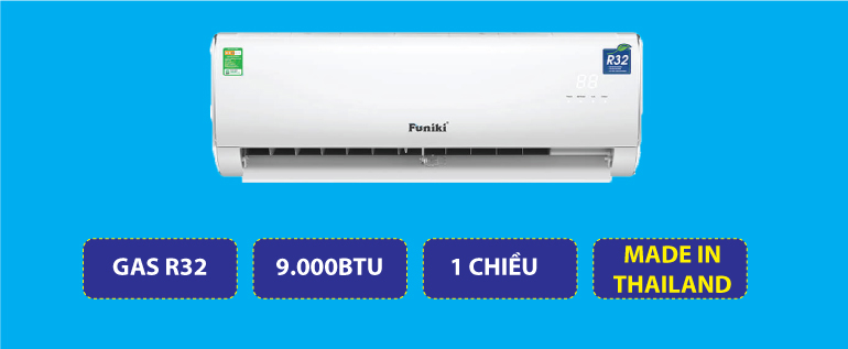 Điều Hòa Funiki 1 chiều 9.000btu HSC09TMU | Bảo hành tại nhà 30 tháng