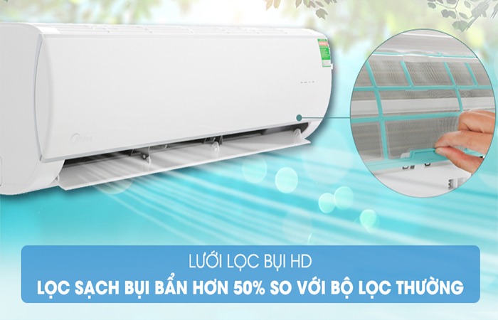 Điều hòa Midea 2 chiều 10000BTU MSMA1-10HRN1