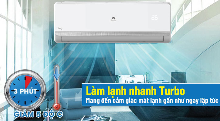 Làm lạnh nhanh tức thì Turbo