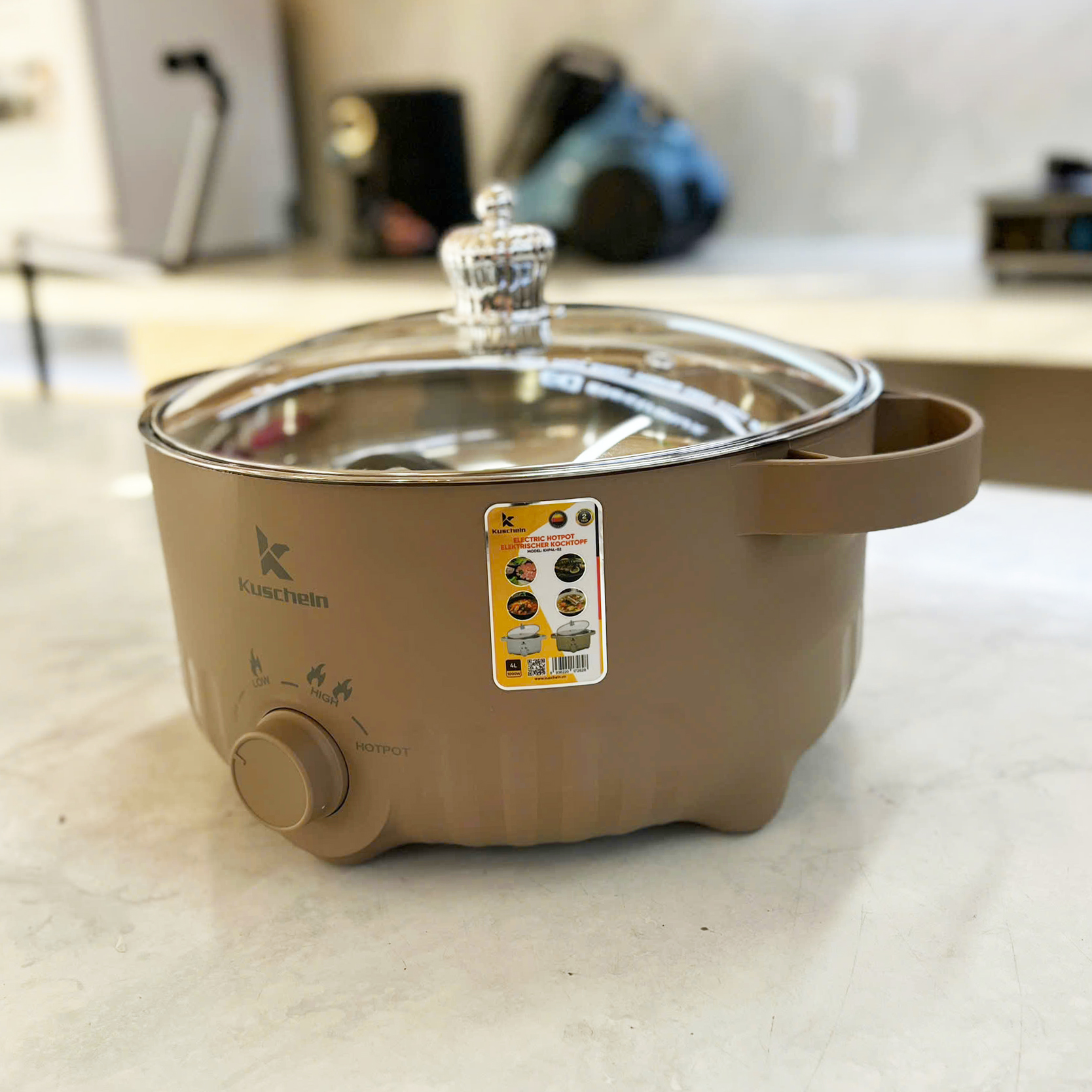 Lẩu điện đa năng Kuscheln 4 lít KHP4L