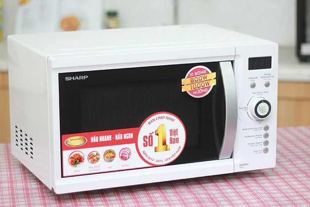 Lò vi sóng Sharp 23 lít R-G371VN có nướng