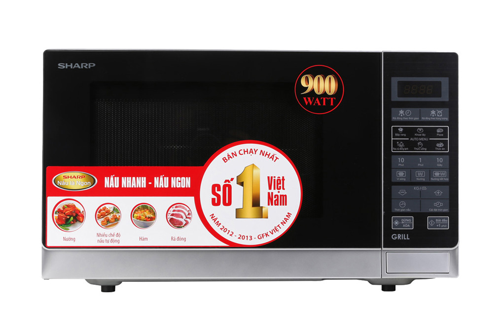 Lò vi sóng Sharp 25 lít R-G573VN-B có nướng