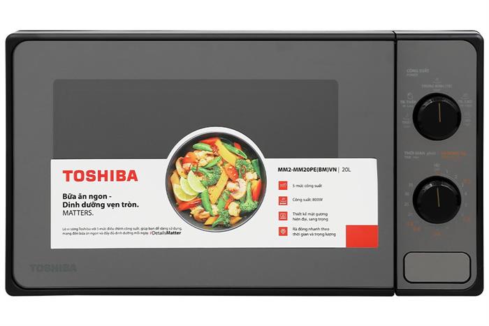 Lò vi sóng Toshiba 20 lít MM2-MM20PE(BM)VN, không nướng