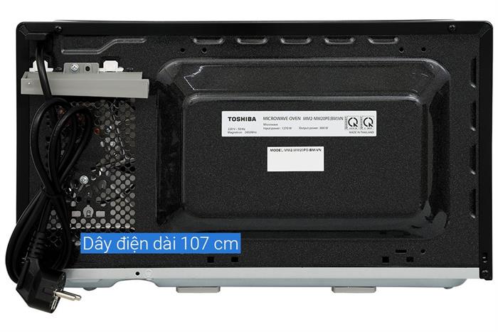 Lò vi sóng Toshiba 20 lít MM2-MM20PE(BM)VN, không nướng
