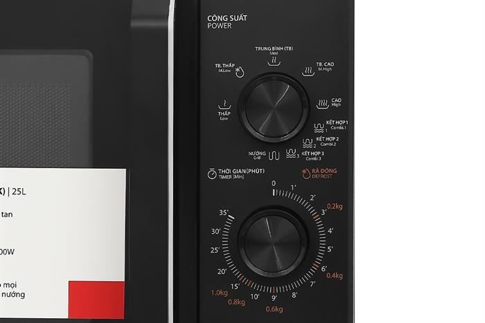Lò vi sóng Toshiba 25 lít MW3-MG25PE(BK), có nướng