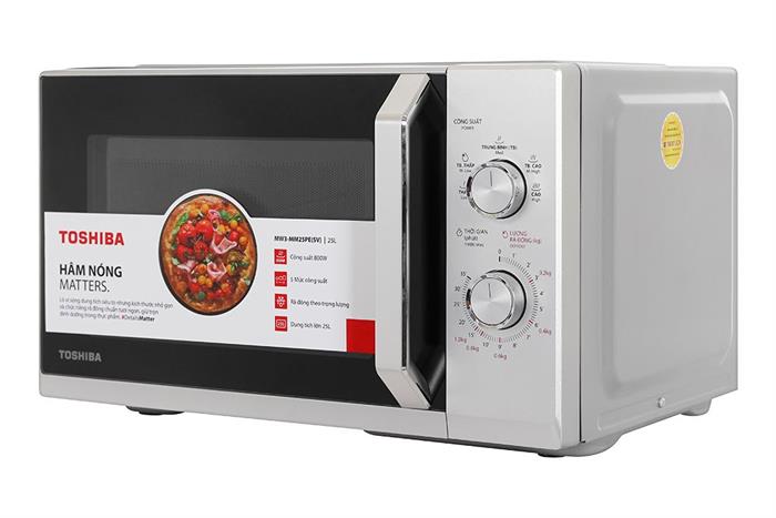 Lò vi sóng Toshiba 25 lít MW3-MM25PE(SV), không nướng