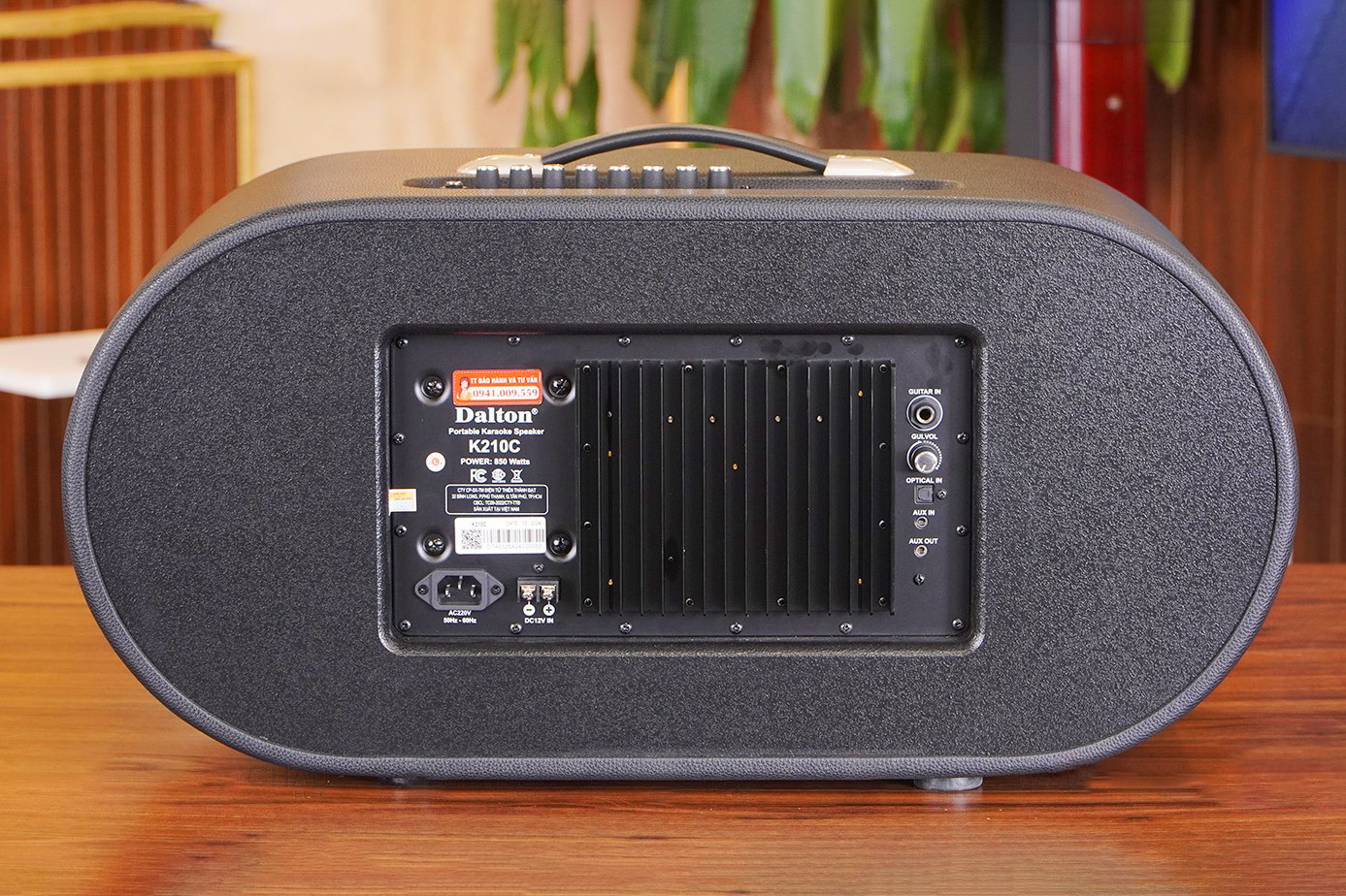 Loa xách tay Karaoke 850W Dalton K210C