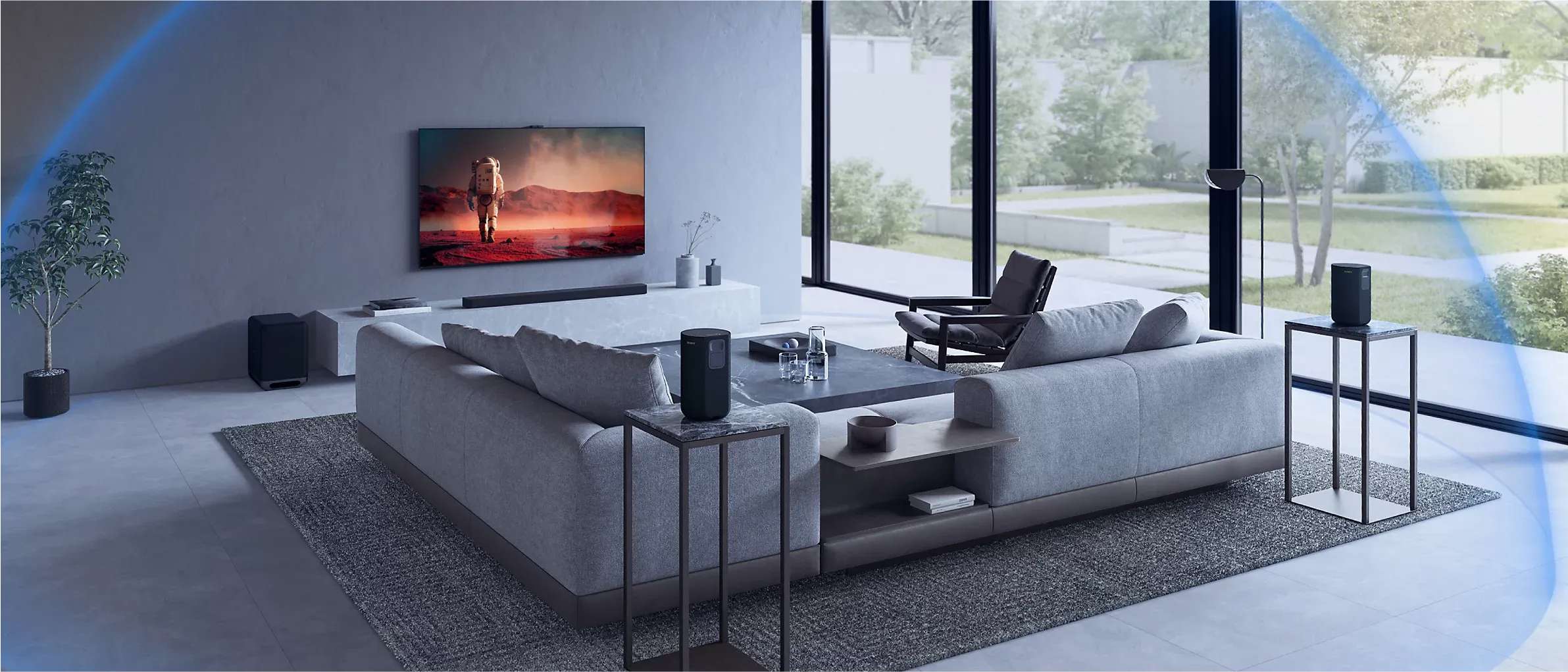 Loa sau không dây bổ sung 180W Sony SA-RS5
