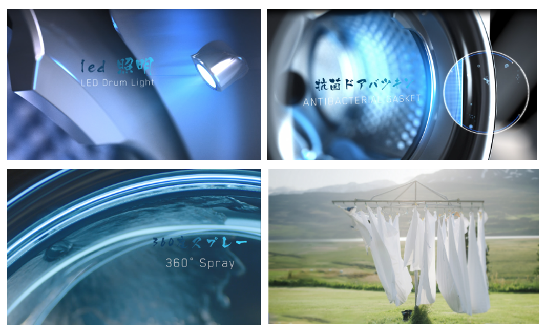 M&aacute;y giặt Toshiba Inverter 8.5 Kg TW-BK95G4V(WS) - Lồng giặt hiện đại