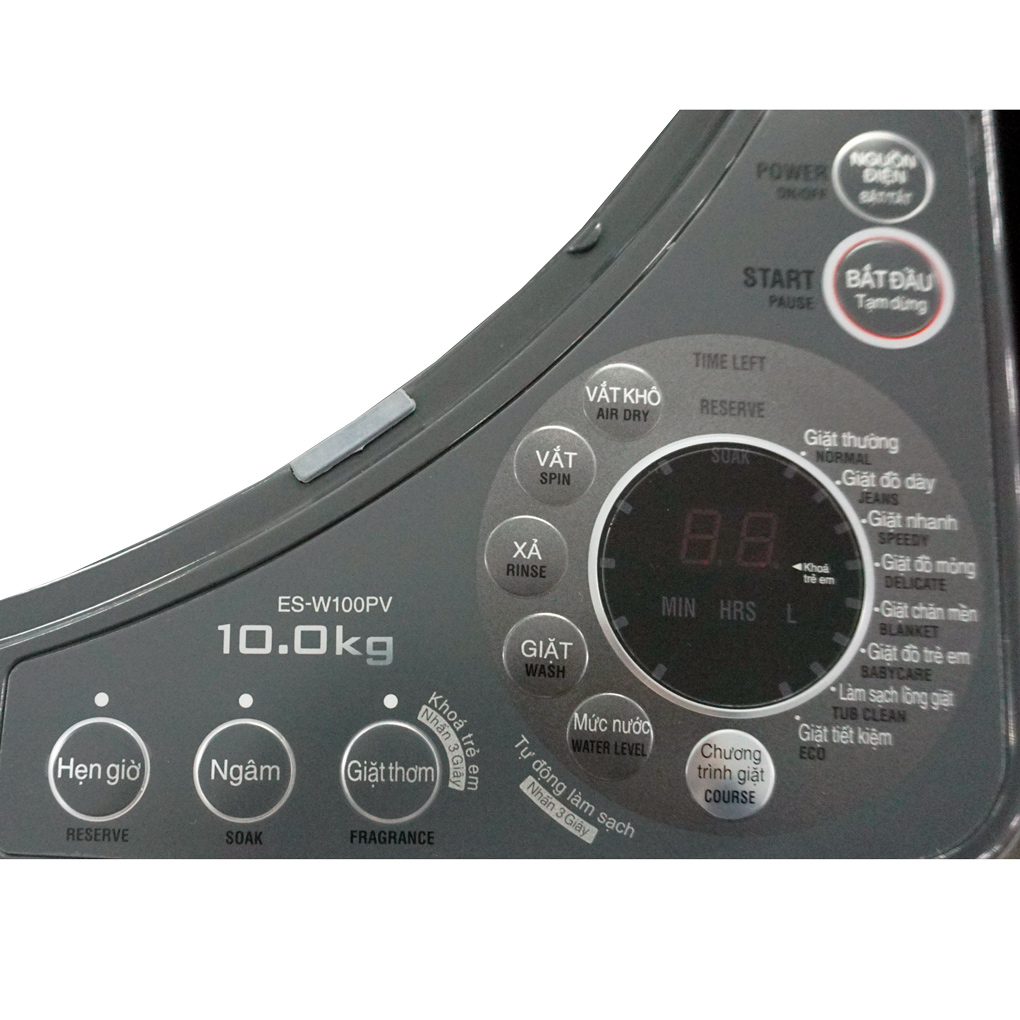 Máy giặt lồng đứng Sharp 10kg ES-W100PV-H