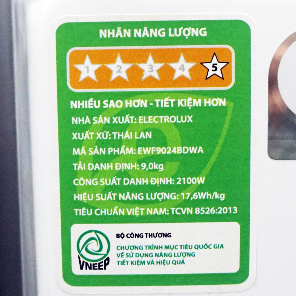 Máy giặt Electrolux 9kg EWF9024BDWA cửa ngang