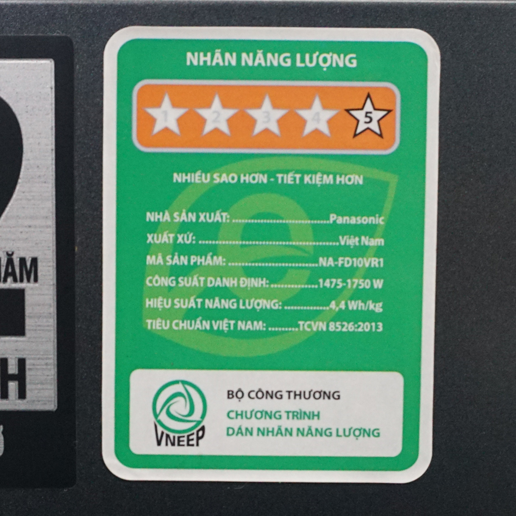 Máy giặt Panasonic inverter 10.5kg NA-FD10VR1BV