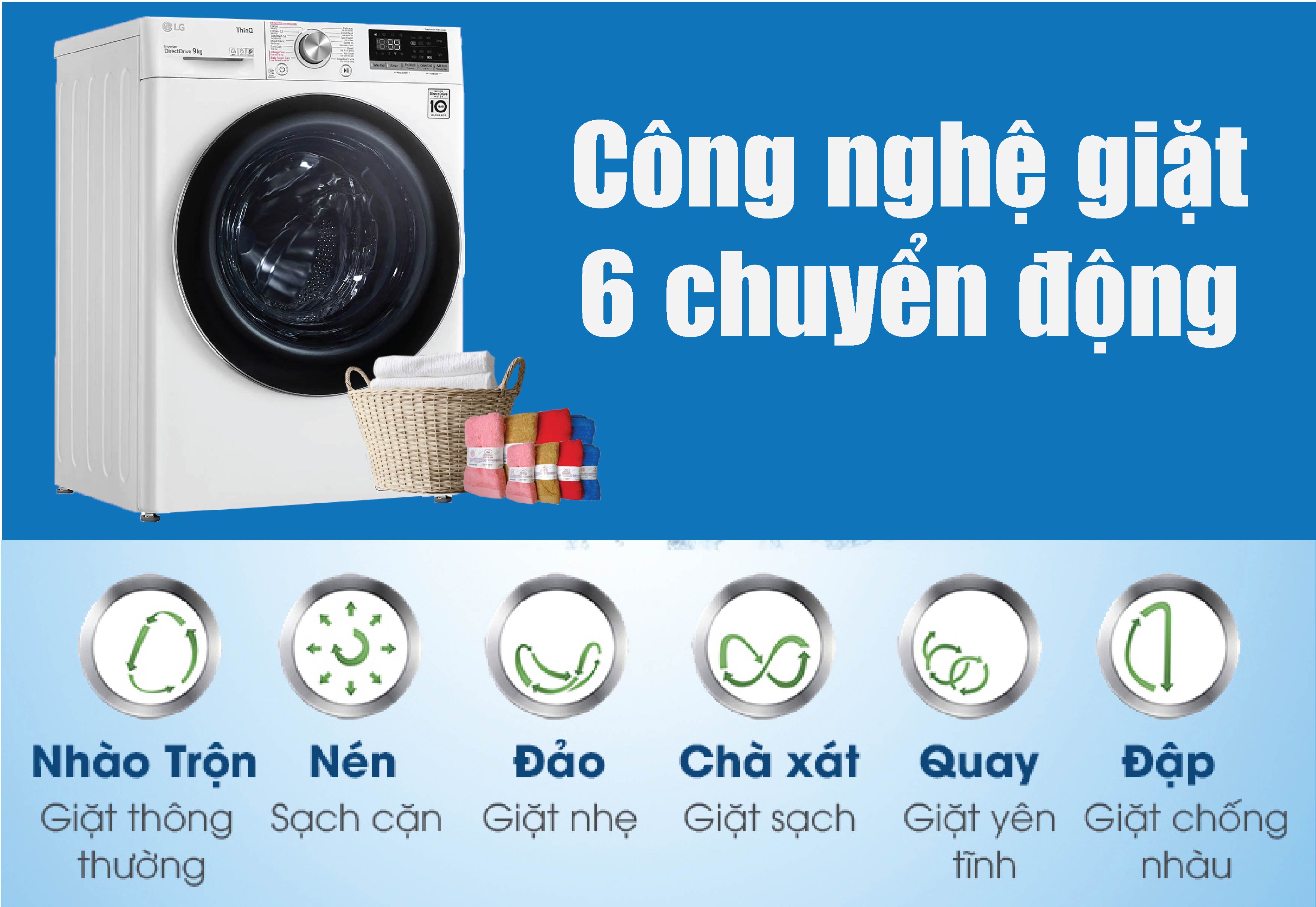 M&aacute;y giặt lồng ngang