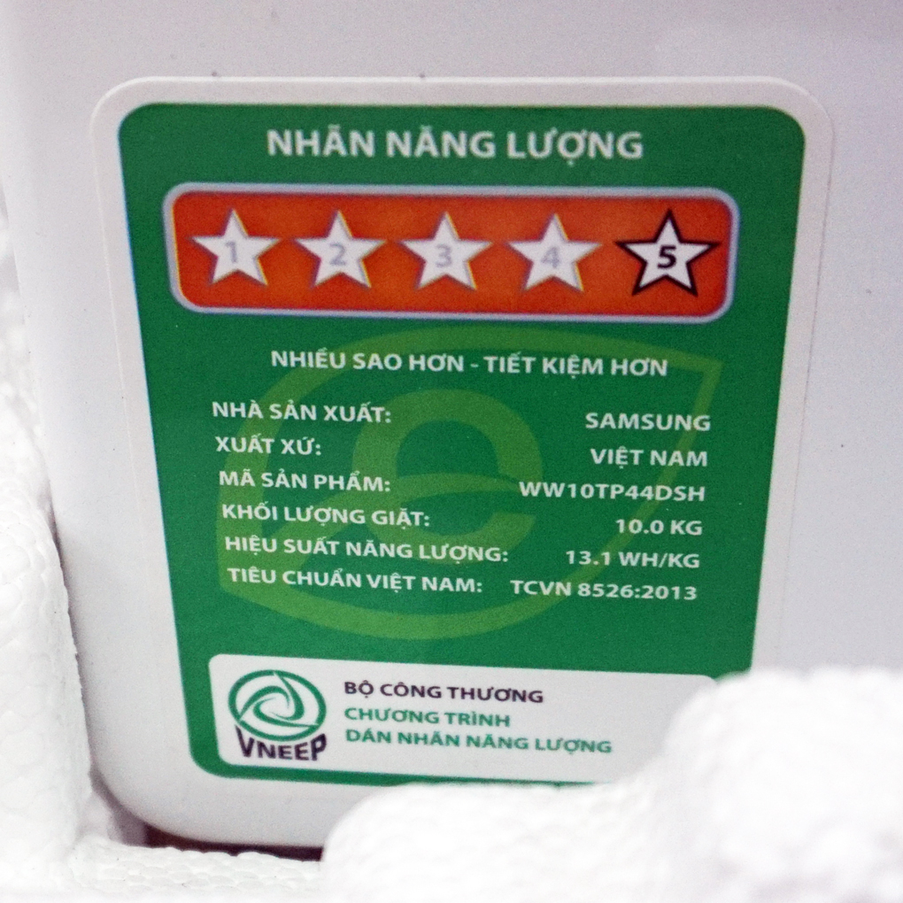 Máy giặt thông minh AI Samsung inverter 10kg WW10TP44DSH/SV