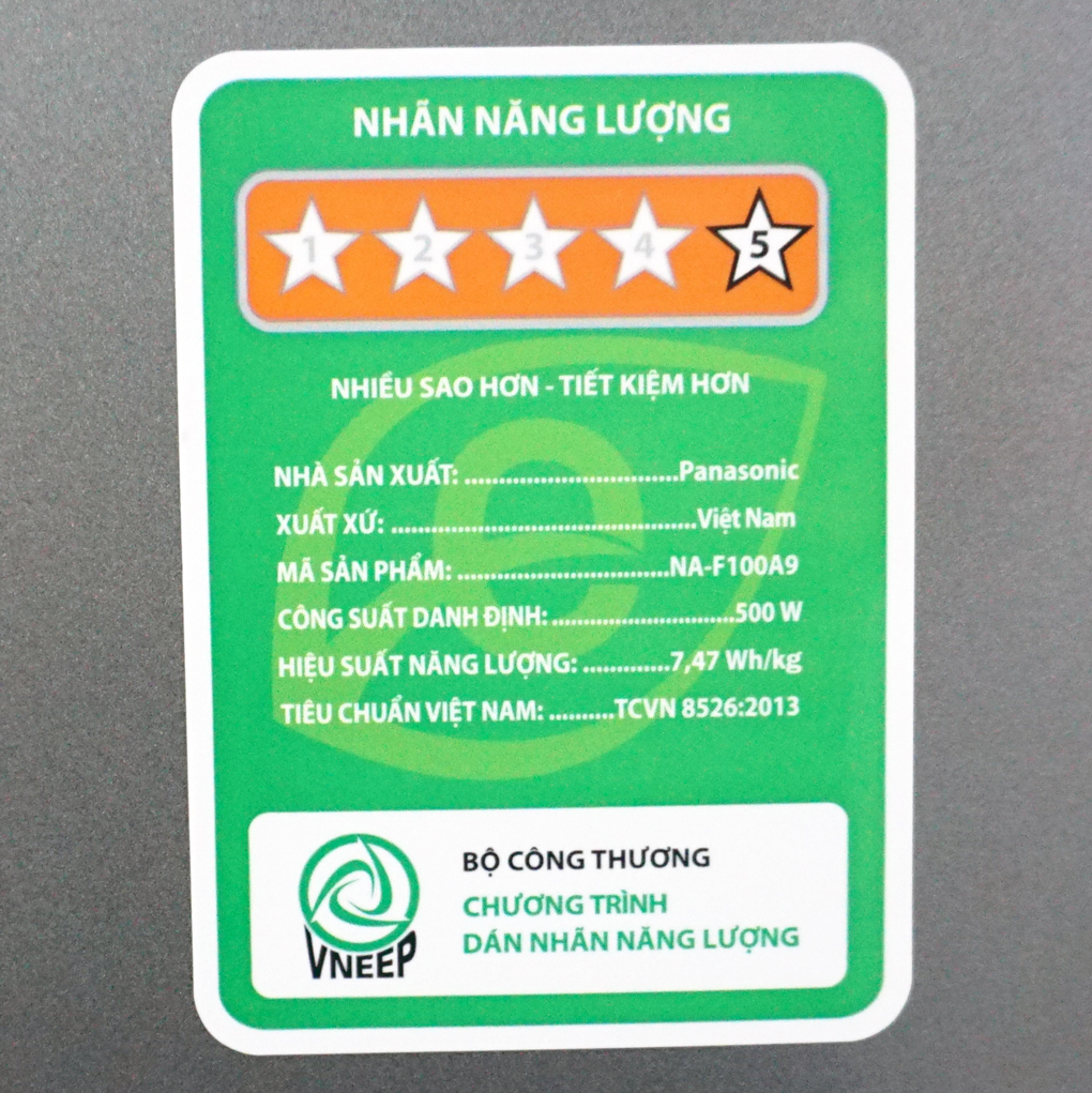 Máy giặt Panasonic 10kg NA-F100A9DRV