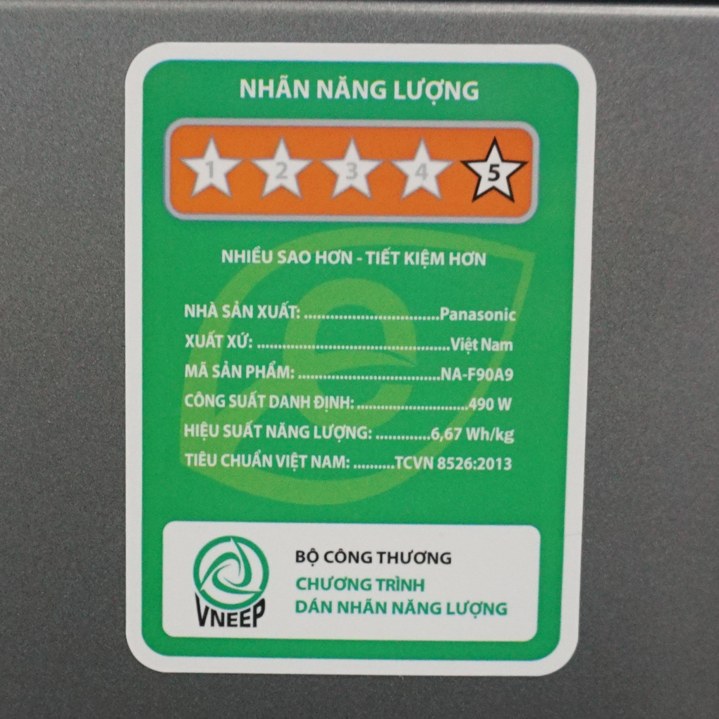 Máy giặt Panasonic 9kg NA-F90A9DRV