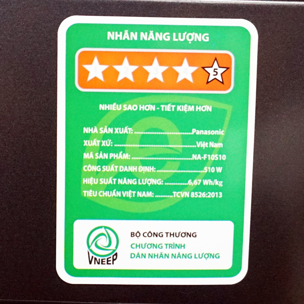 Máy giặt lồng đứng Panasonic 10kg NA-F10S10BRV