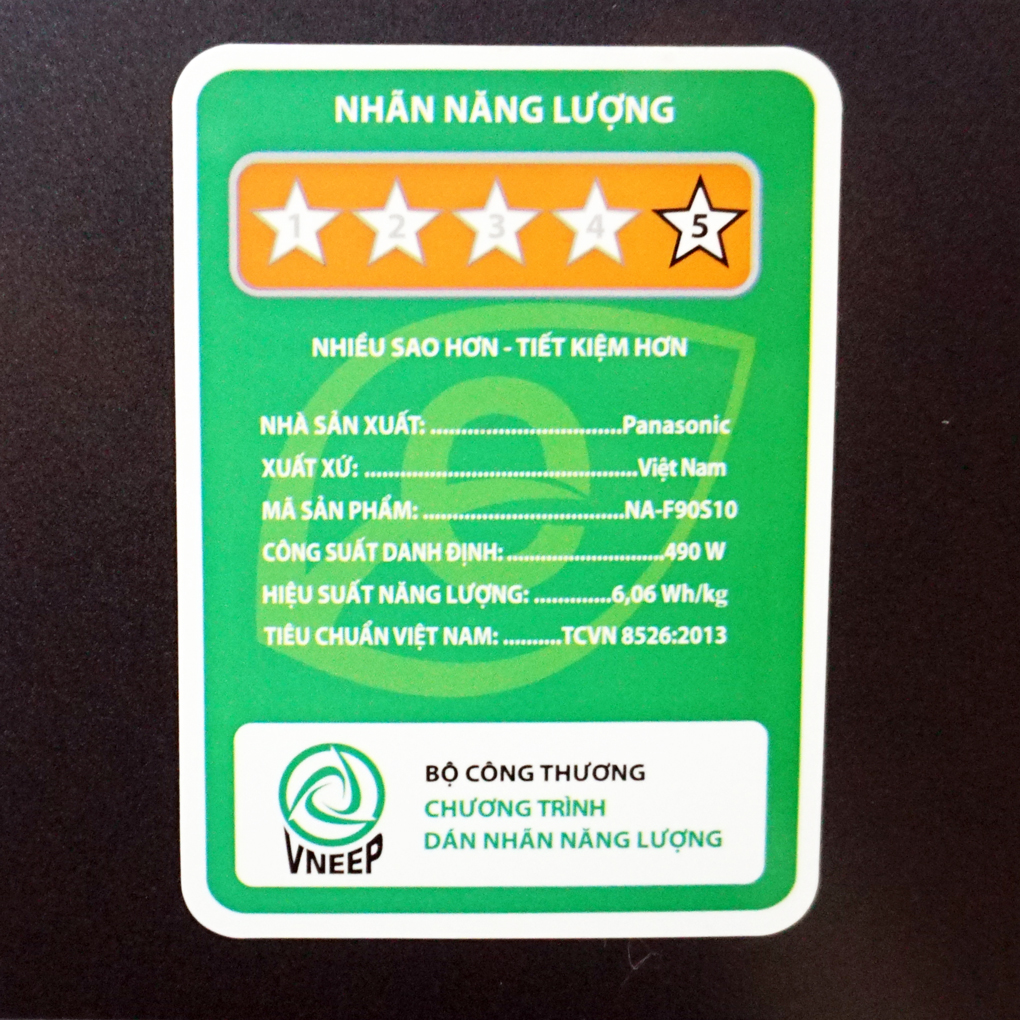 Máy giặt lồng đứng Panasonic 9kg NA-F90S10BRV