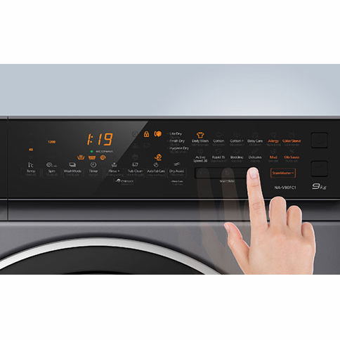 Máy giặt 3Di Inverter Panasonic 9kg NA-V90FC1LVT