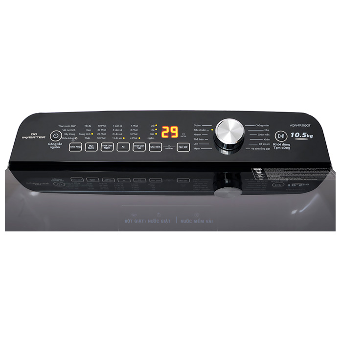 Máy giặt lồng đứng Aqua 10.5kg MG-FR105GT.BK