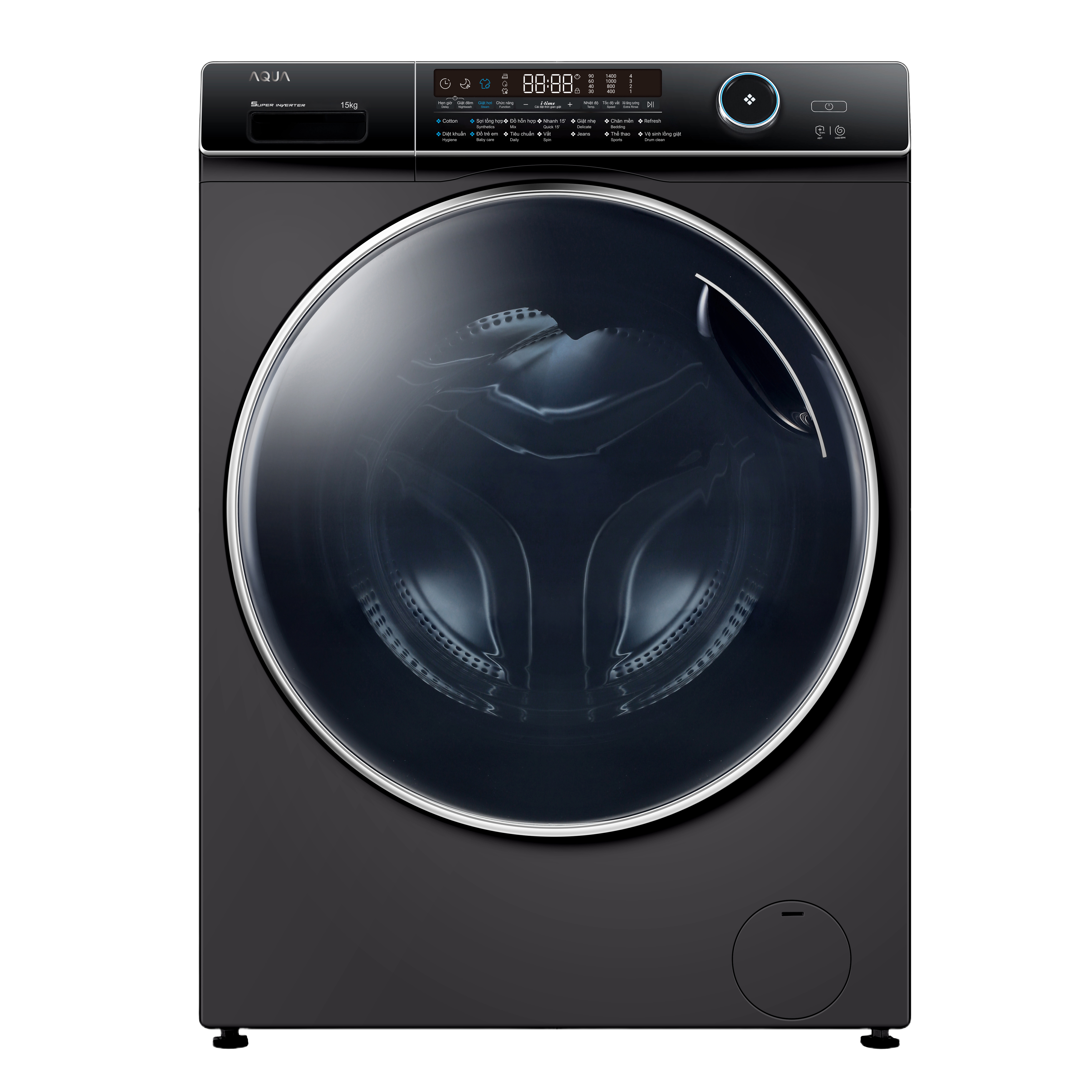 Máy giặt Aqua Inverter 15kg AQD-A1500H.PS