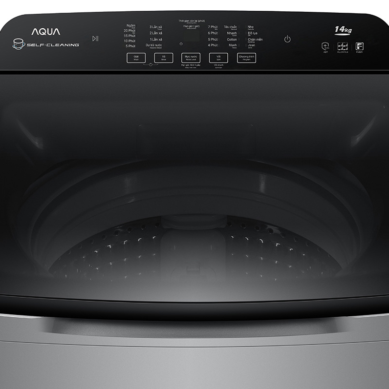 Máy giặt lồng đứng Aqua 14kg DD Inverter AQW-FR140UHT-SS