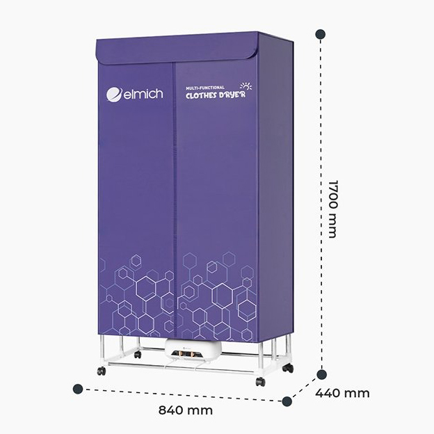 Tủ sấy quần áo Elmich 2000W CDE-8642