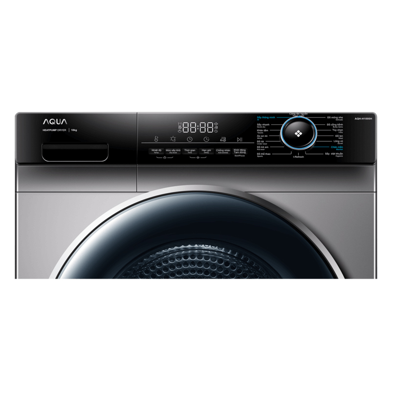 Máy sấy bơm nhiệt Aqua 10kg AQH-H1000H.PS