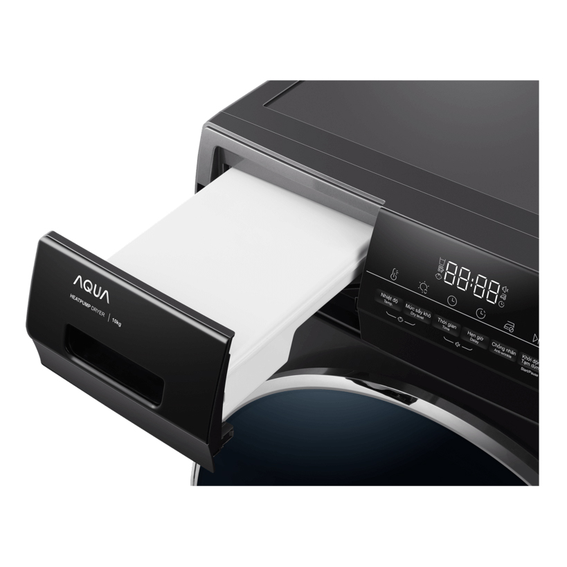 Máy sấy bơm nhiệt Aqua 10kg AQH-H1000H.PS