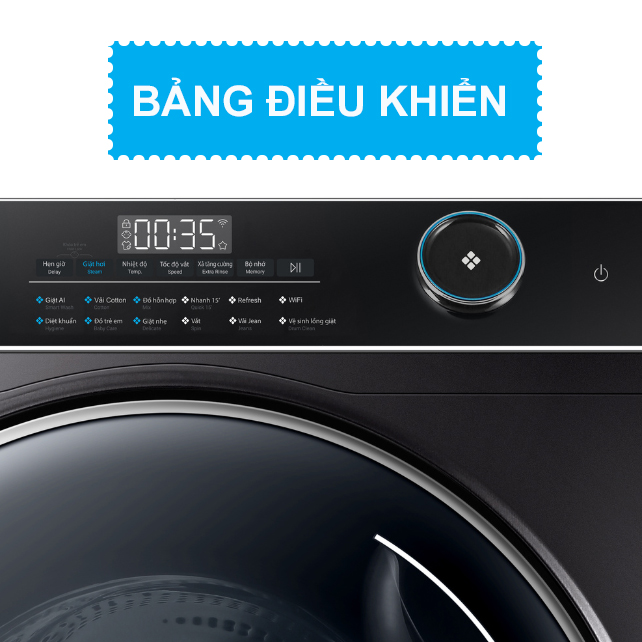 Máy giặt lồng ngang Aqua 12kg DD INVERTER AW12-B4959U1K(B)