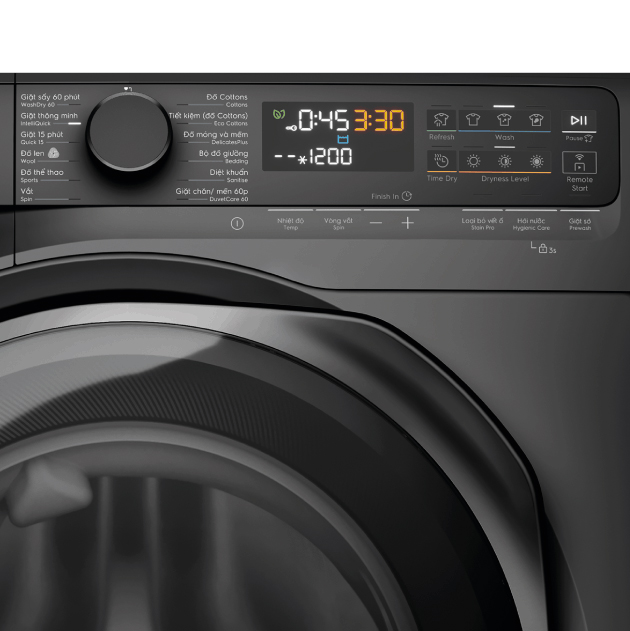 Máy giặt sấy Electrolux 11/7kg Inverter EWW1143R7SC
