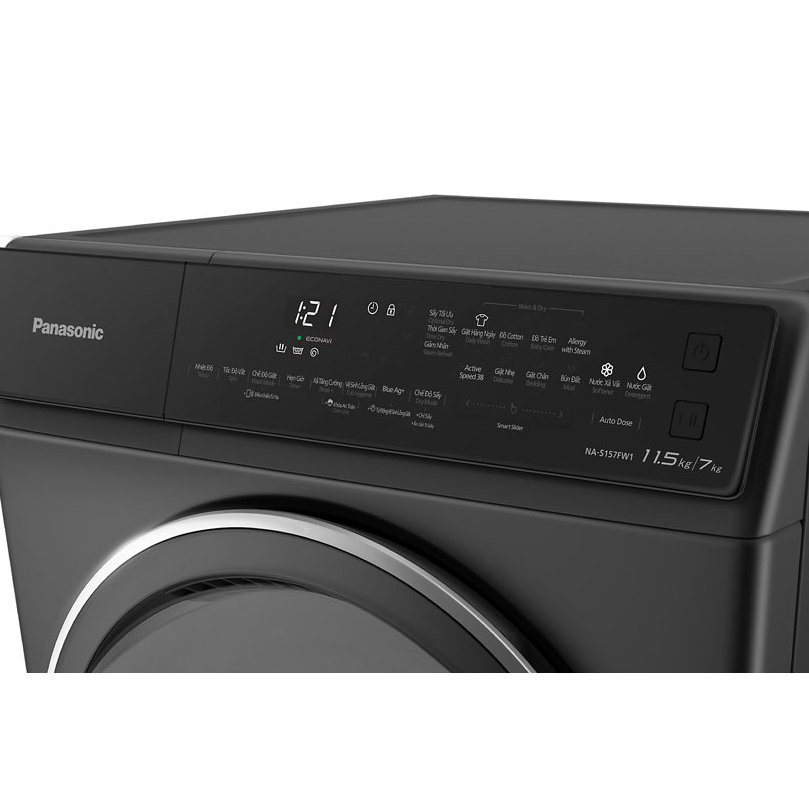Máy giặt sấy Panasonic 11.5/7kg NA-S157FW1BV