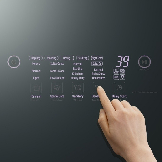 Tủ chăm sóc quần áo thông minh LG Styler Inverter 3 móc S3MFC