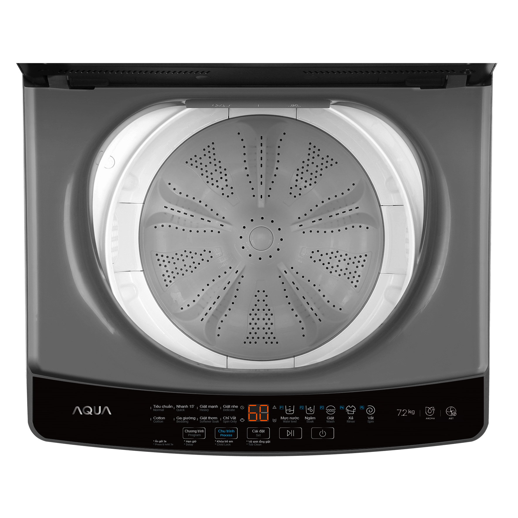 Máy giặt Aqua 7.2kg AWM72-316K(S)