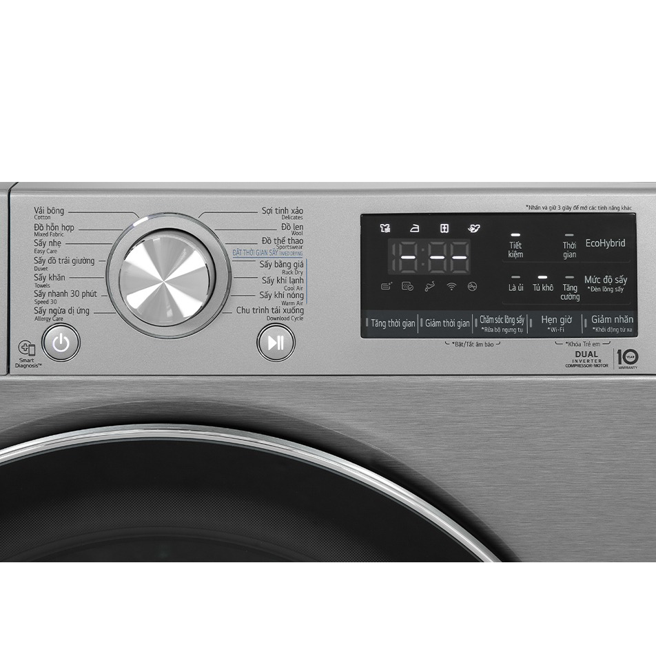 Máy sấy bơm nhiệt LG 10.5kg DVHP50P