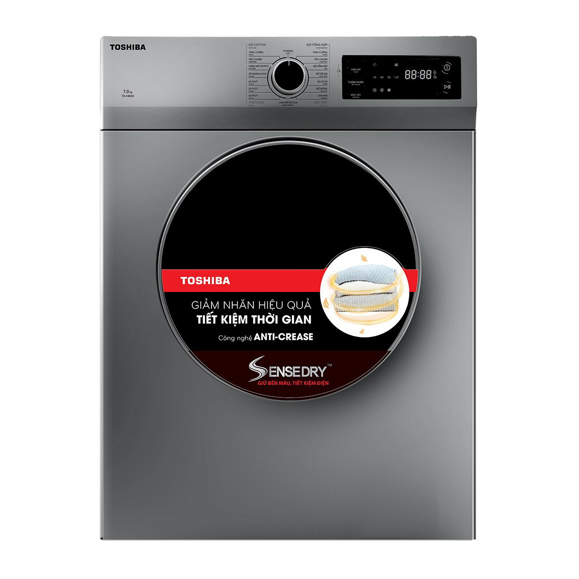 Máy sấy thông hơi Toshiba 7kg TD-H80SEV(SK)