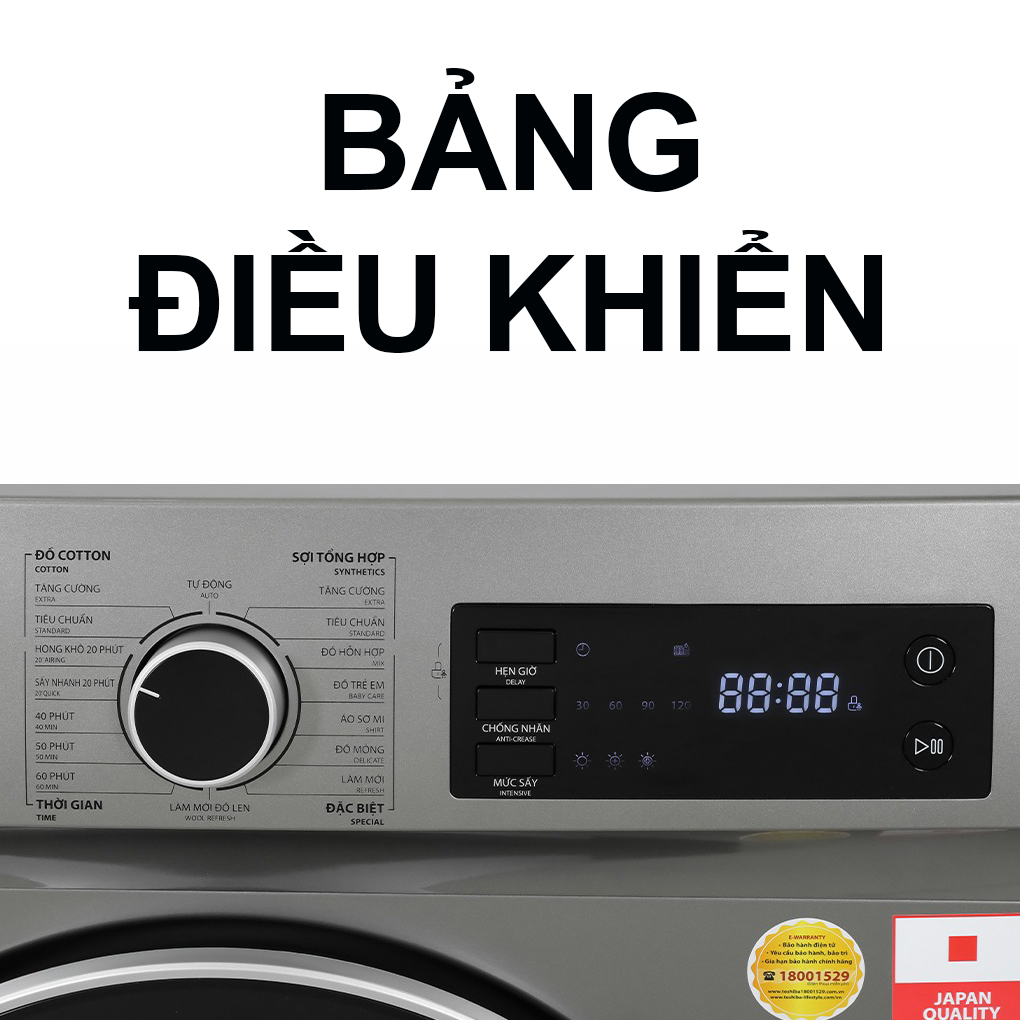 Máy sấy thông hơi Toshiba 7kg TD-H80SEV(SK)