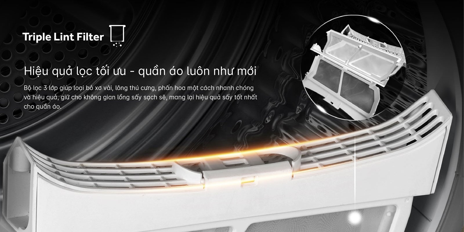Máy sấy bơm nhiệt Aqua 10kg AQH-H1000H.PS