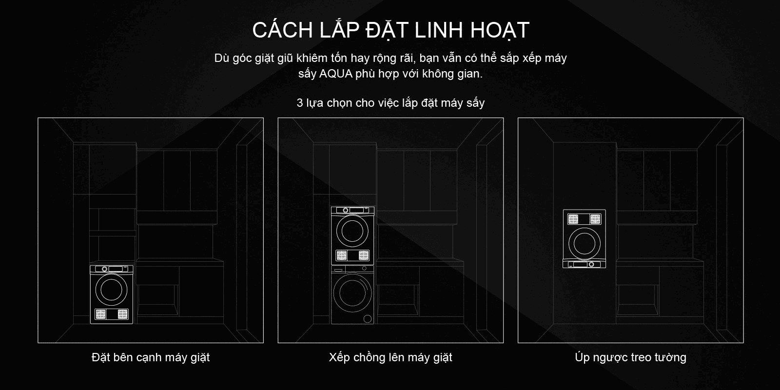 Máy sấy thông hơi Aqua 7kg AQH-V700F.W