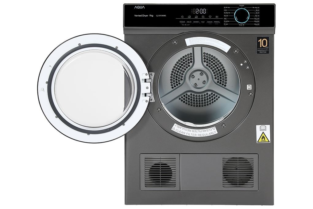 Máy sấy thông hơi Aqua 9kg AQH-V901K.PS